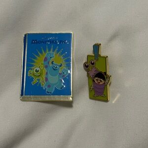 Monsters Inc. Book and Character Pins